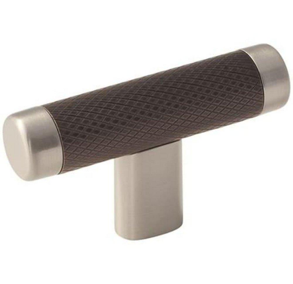 Amerock Satin Nickel/Oil Rubbed Bronze 5/8 in. Knob 