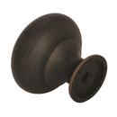 Amerock Oil Rubbed Bronze Allison Value 1-1/4 in (32 mm) Diameter Oil-Rubbed Bronze Cabinet Knob 