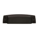 Highland Ridge 3-1/2 in (89 mm) Center-to-Center Black Bronze Cabinet Cup Pull 