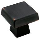 1-1/2 in. Square Knob in Oil Rubbed Bronze