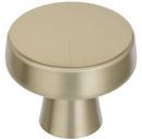 1-5/16 in. Round Cabinet Knob in Golden Champagne