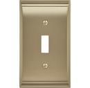 Amerock Golden Champagne 1 Toggle Wall Plate 