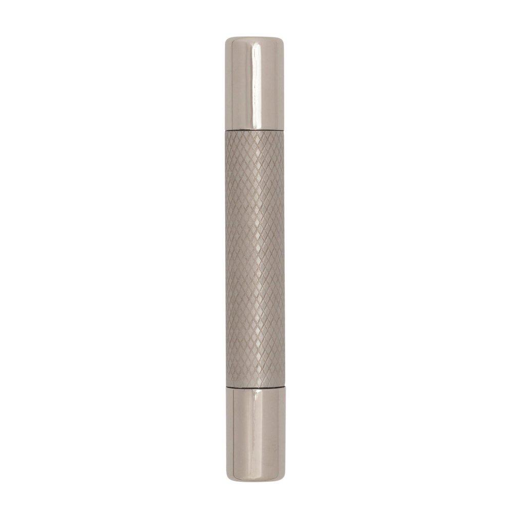 Amerock Polished Nickel/Stainless Steel Esquire 3in & 3-3/4 in (76mm & 96 mm) Center-to-Center Polished Nickel/Stainless Steel Cabinet Pull 