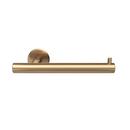 Arrondi Single Post Tissue Roll Holder in Brushed Bronze/Golden Champagne 