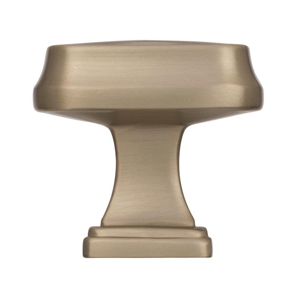 Amerock Golden Champagne Revitalize 1-1/4 in (32 mm) Length Golden Champagne Cabinet Knob 