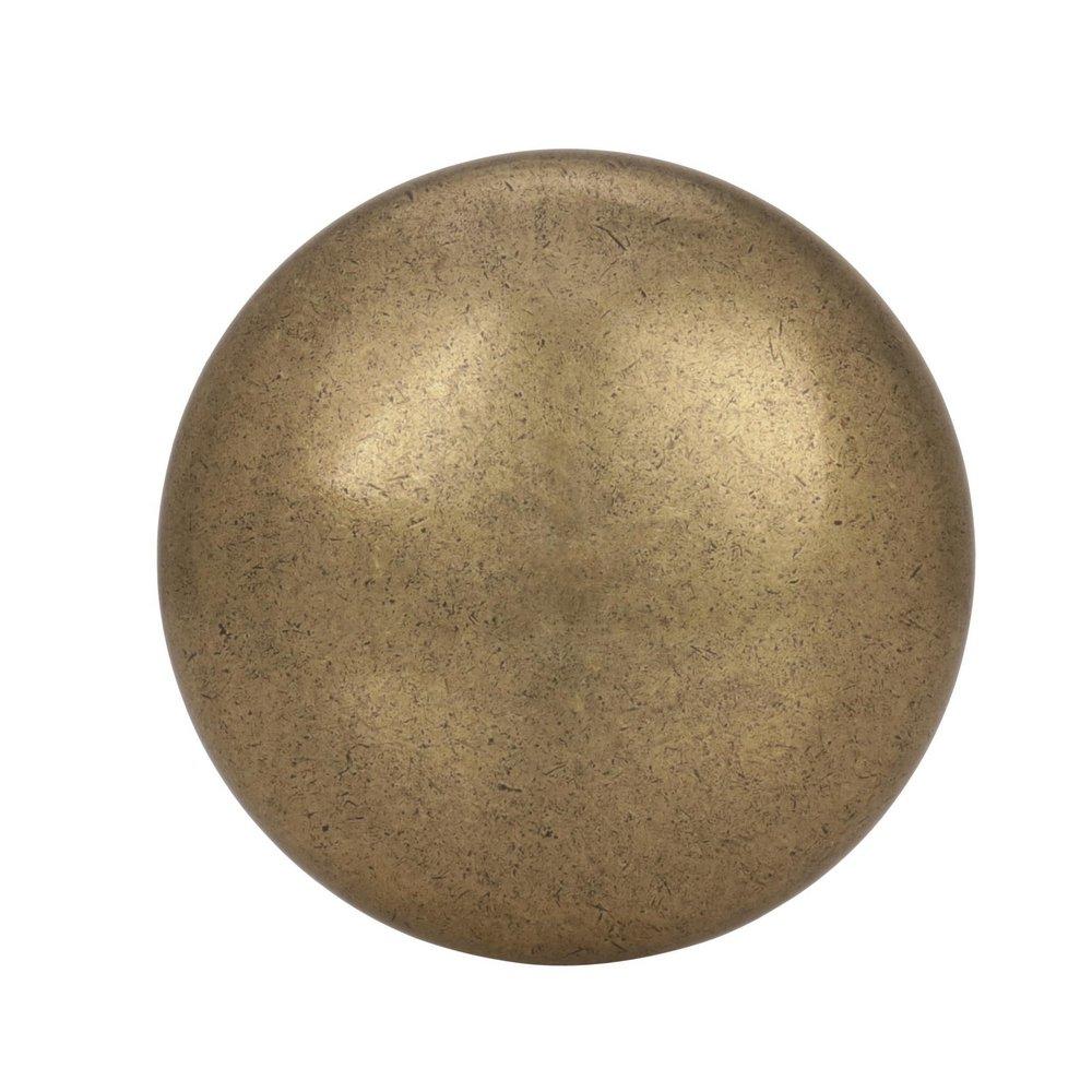 Amerock Burnished Brass Allison Value 1-1/4 in (32 mm) Diameter Burnished Brass Cabinet Knob 