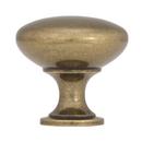 Amerock Burnished Brass Allison Value 1-1/4 in (32 mm) Diameter Burnished Brass Cabinet Knob 