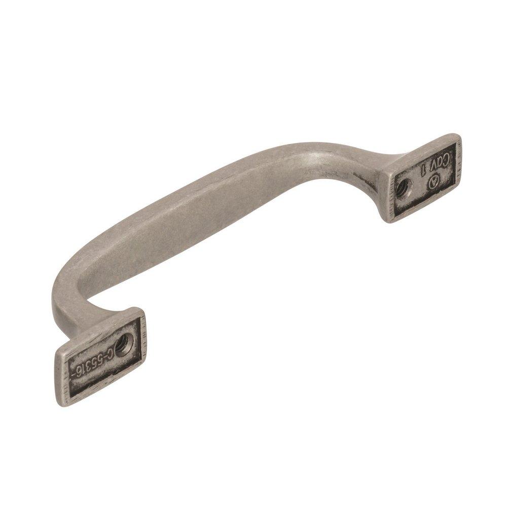 Highland Ridge 3 in (76 mm) Center-to-Center Aged Pewter Cabinet Pull 