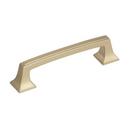 3-3/4 in. Center-to-Center Cabinet Pull in Golden Champagne