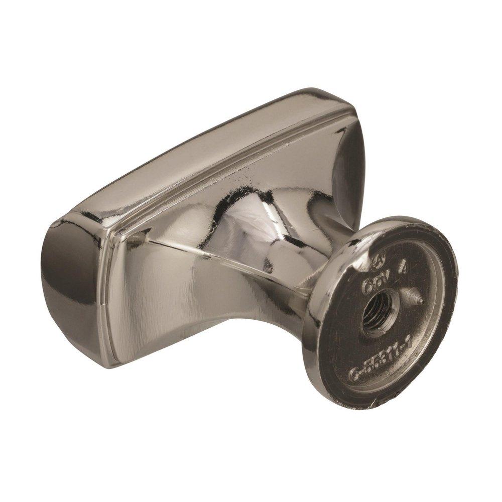 Highland Ridge 1-3/8 in (35 mm) Length Polished Nickel Cabinet Knob 