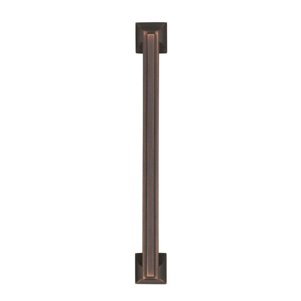 Amerock Oil Rubbed Bronze Mulholland 6-5/16 in (160 mm) Center-to-Center Oil-Rubbed Bronze Cabinet Pull 