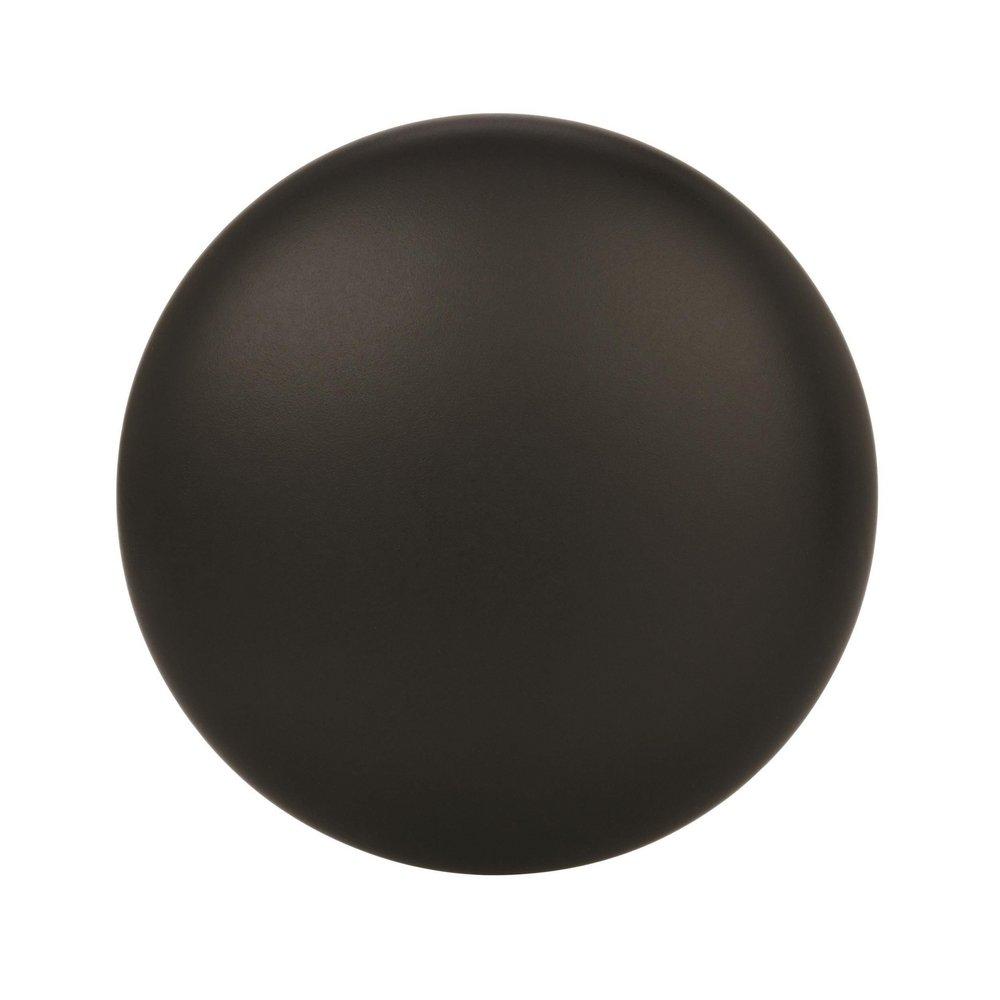 Amerock Flat Black Allison Value 1-1/4 in (32 mm) Diameter Flat Black Cabinet Knob 