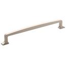12 in. Center-to-Center Appliance Pull in Satin Nickel