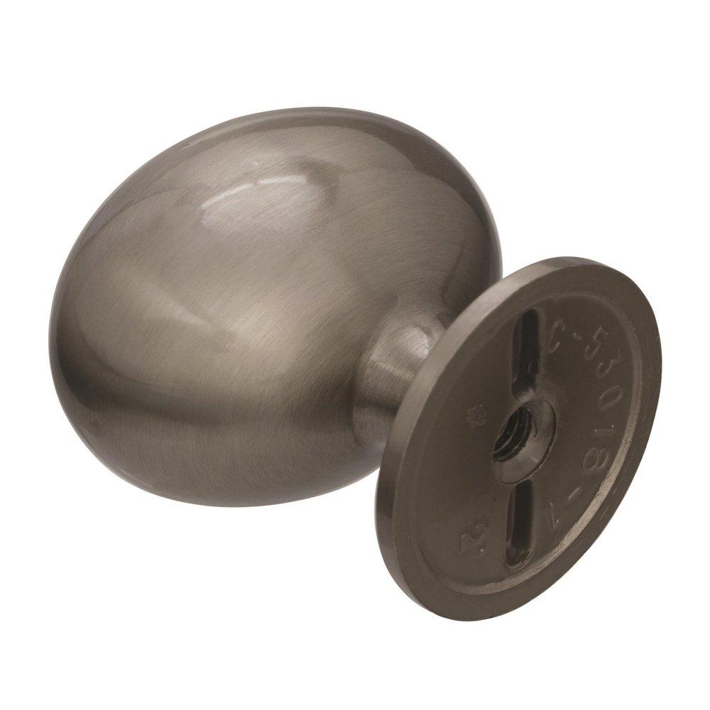 Amerock Satin Nickel Allison Value 1-3/8 in (35 mm) Length Satin Nickel Cabinet Knob 