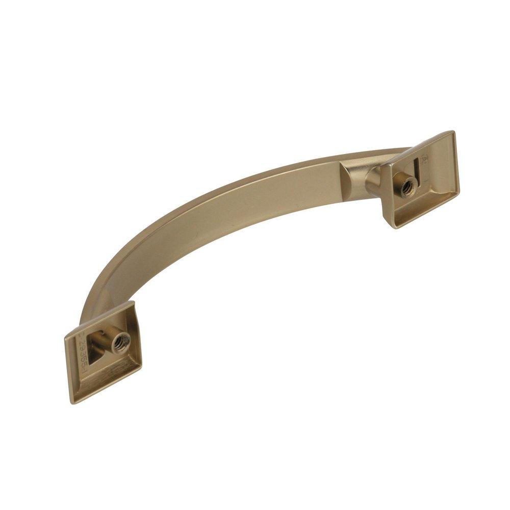Amerock Golden Champagne Candler 3-3/4 in (96 mm) Center-to-Center Golden Champagne Cabinet Pull 