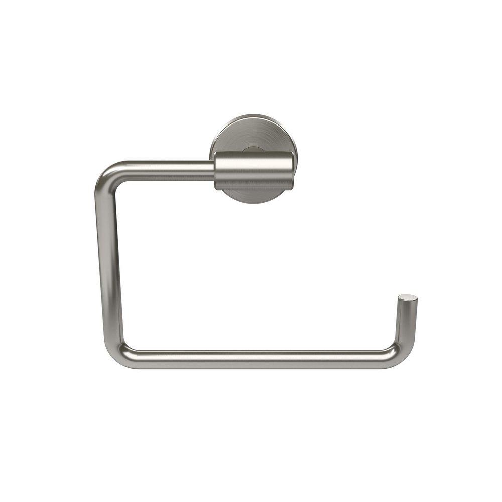 Amerock Stainless Steel Arrondi 6-7/16 in (164 mm) Length Towel Ring in Stainless Steel 