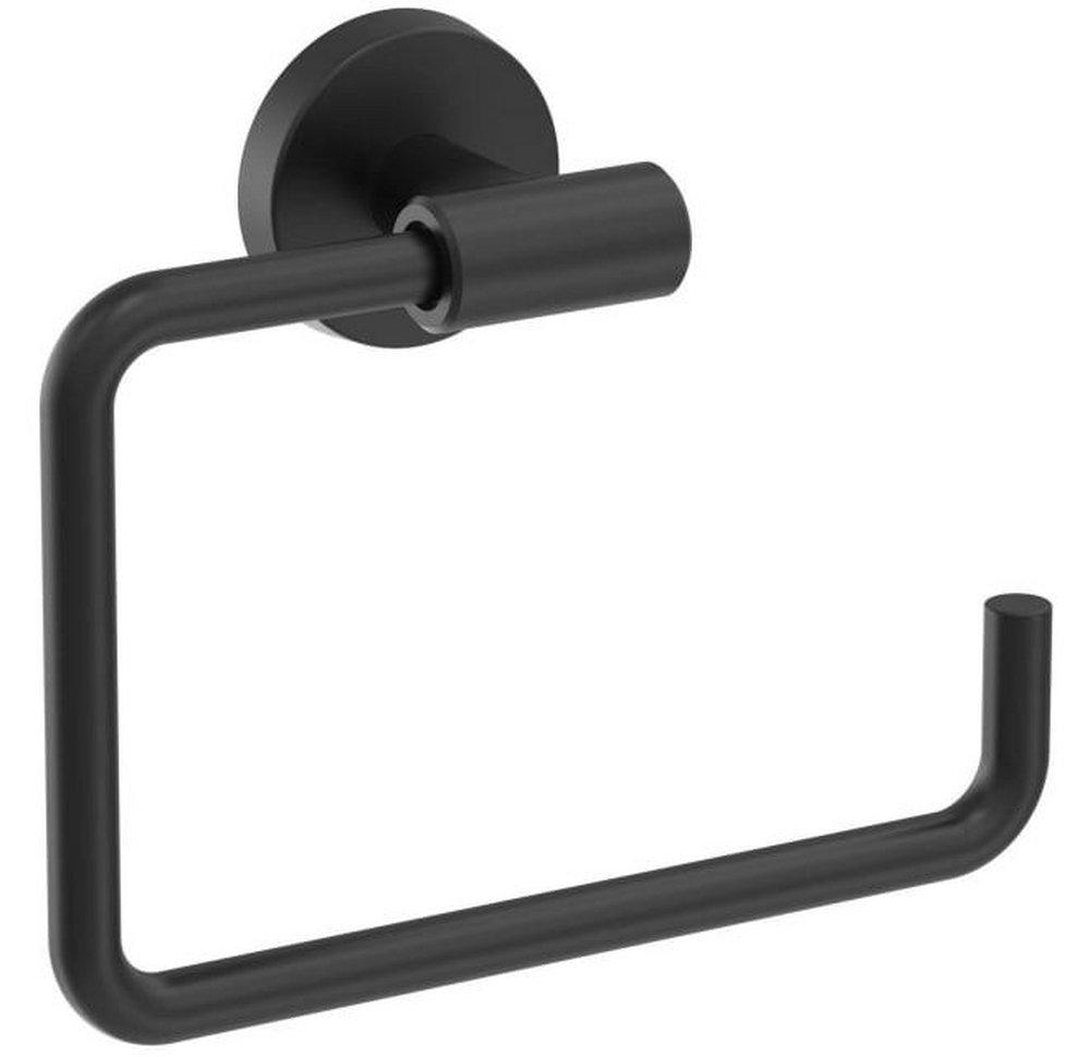 Arrondi 6-7/16 in (164 mm) Length Towel Ring in Matte Black 
