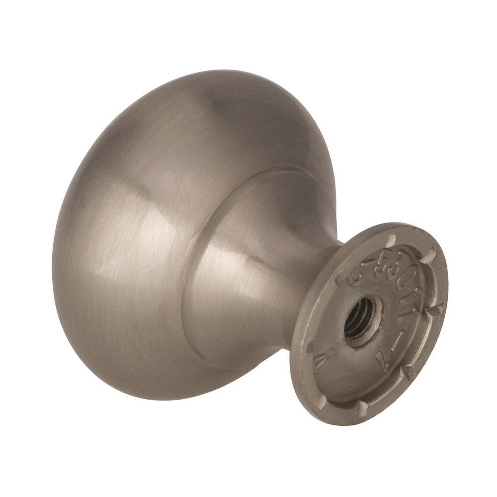 Amerock Satin Nickel Allison Value 1-1/4 in (32 mm) Diameter Satin Nickel Cabinet Knob 