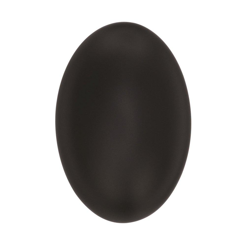 Amerock Flat Black Allison Value 1-3/8 in (35 mm) Length Flat Black Cabinet Knob 
