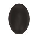 Amerock Flat Black Allison Value 1-3/8 in (35 mm) Length Flat Black Cabinet Knob 