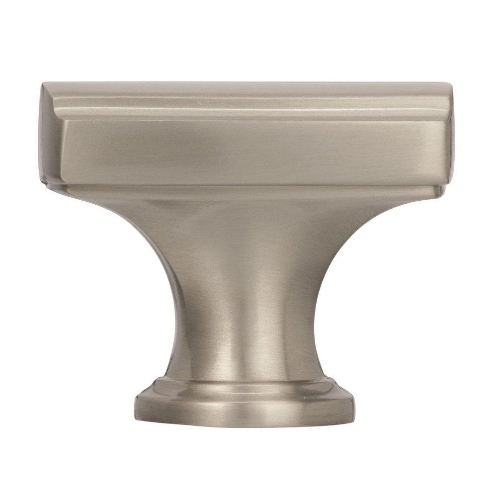 Amerock Satin Nickel Highland Ridge 1-3/8 in (35 mm) Length Satin Nickel Cabinet Knob 