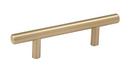 5-3/8 in. Center-to-Center Cabinet Bar Pull in Golden Champagne