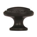 Amerock Flat Black Allison Value 1-3/16 in (30 mm) Diameter Flat Black Cabinet Knob 