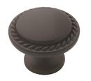 1-3/16 in. Cabinet Knob in Flat Black