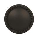 Amerock Flat Black Allison Value 1-3/16 in (30 mm) Diameter Flat Black Cabinet Knob 