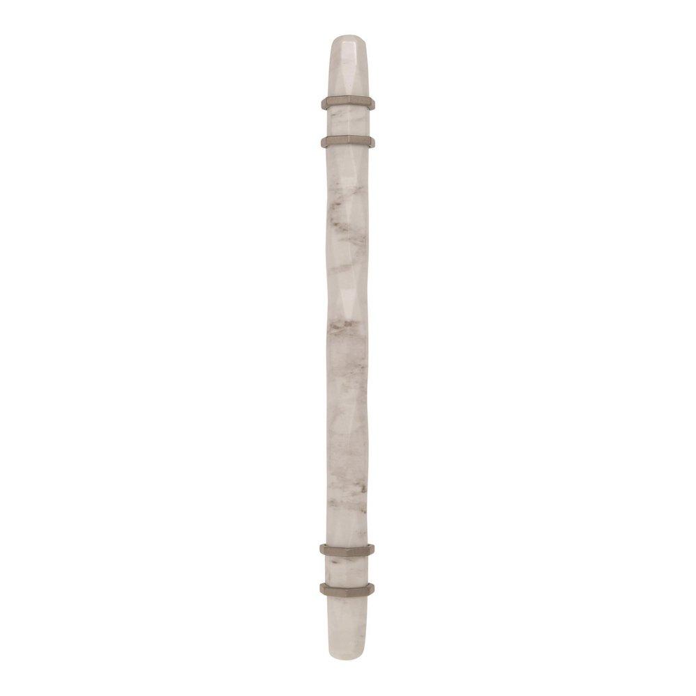 Amerock Marble White 6-5/16 in. Center-to-Center Pull 