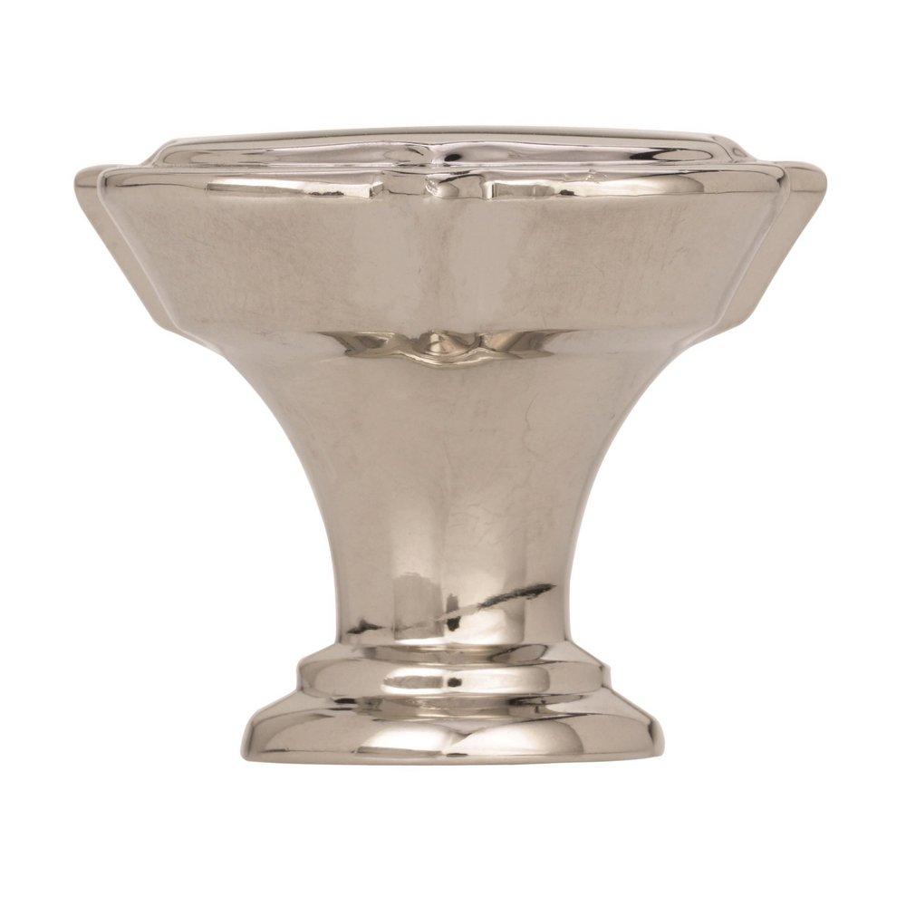 Amerock Polished Nickel 1-3/8 in. Cabinet Knob 