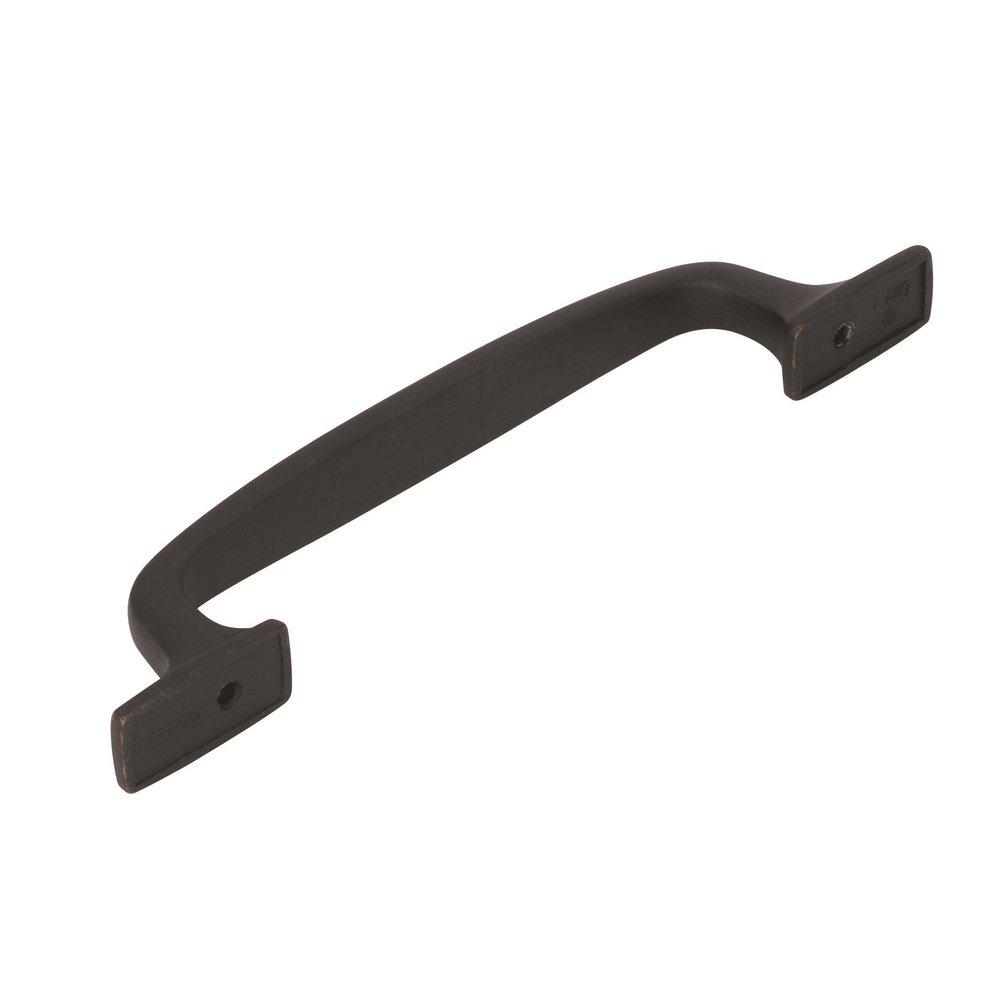 Highland Ridge 5-1/16 in (128 mm) Center-to-Center Dark-Oiled Bronze Cabinet Pull 