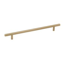 10-1/16 in. Center-to-Center Bar Pull in Golden Champagne