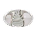 Glacio 1-3/4 in (44 mm) Length Clear/Satin Nickel Cabinet Knob 