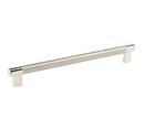 10-1/16 in. Center-to-Center Pull in Polished Nickel/Stainless Steel