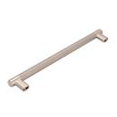 Amerock Polished Nickel/Stainless Steel Esquire 10-1/16 in (256 mm) Center-to-Center Polished Nickel/Stainless Steel Cabinet Pull 