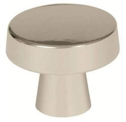 1-5/16 in. Round Cabinet Knob in Polished Nickel