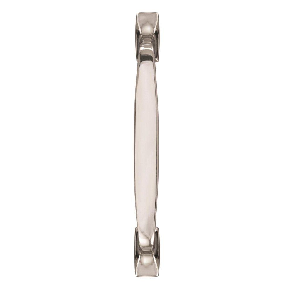 Amerock Polished Nickel Highland Ridge 5-1/16 in (128 mm) Center-to-Center Polished Nickel Cabinet Pull 