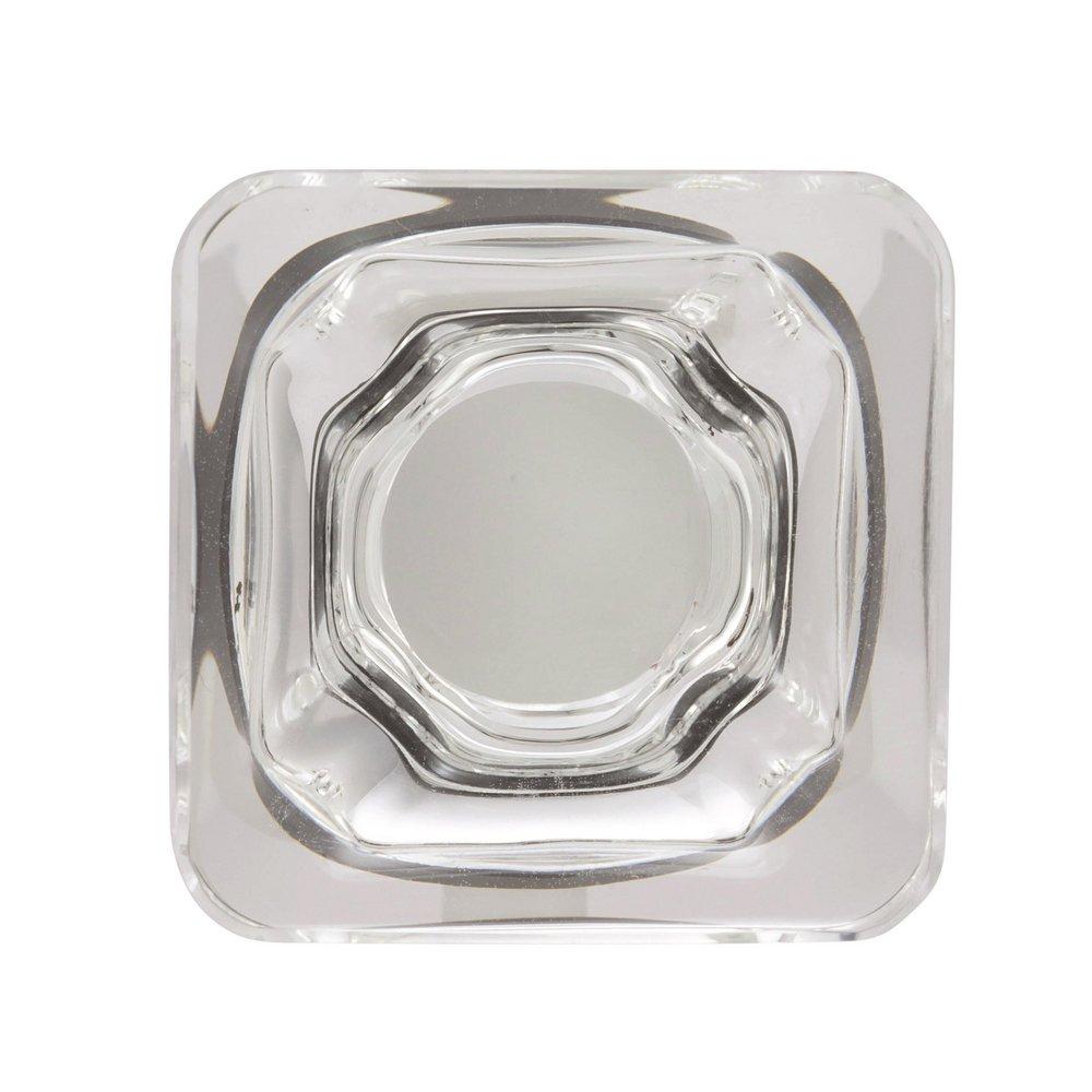 Amerock Clear/Oil Rubbed Bronze Glacio 1-3/8 in (35 mm) Length Clear/Oil-Rubbed Bronze Cabinet Knob 