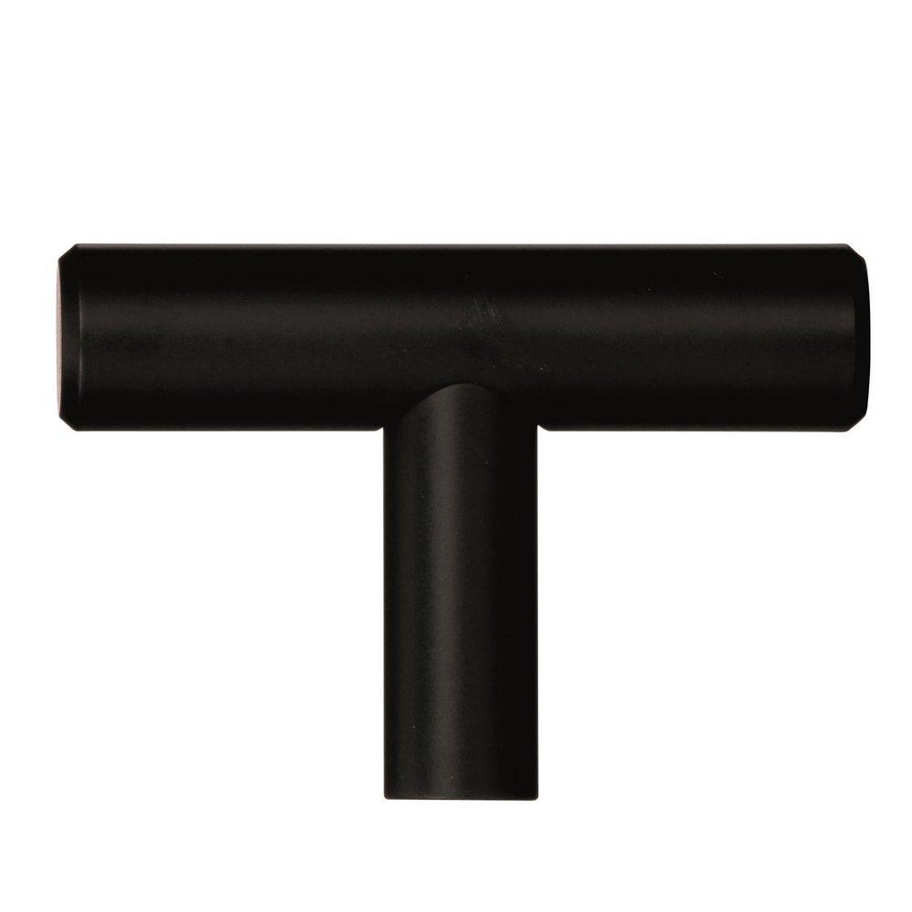 Amerock Black Bronze Bar Pulls 1-15/16 in (49 mm) Length Black Bronze Cabinet Knob 