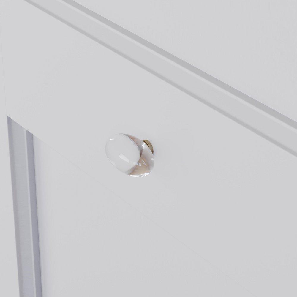 Amerock Clear 1-3/4 in. Cabinet Knob 