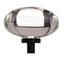 Glacio 1-3/4 in (44 mm) Length Clear/Black Bronze Cabinet Knob 