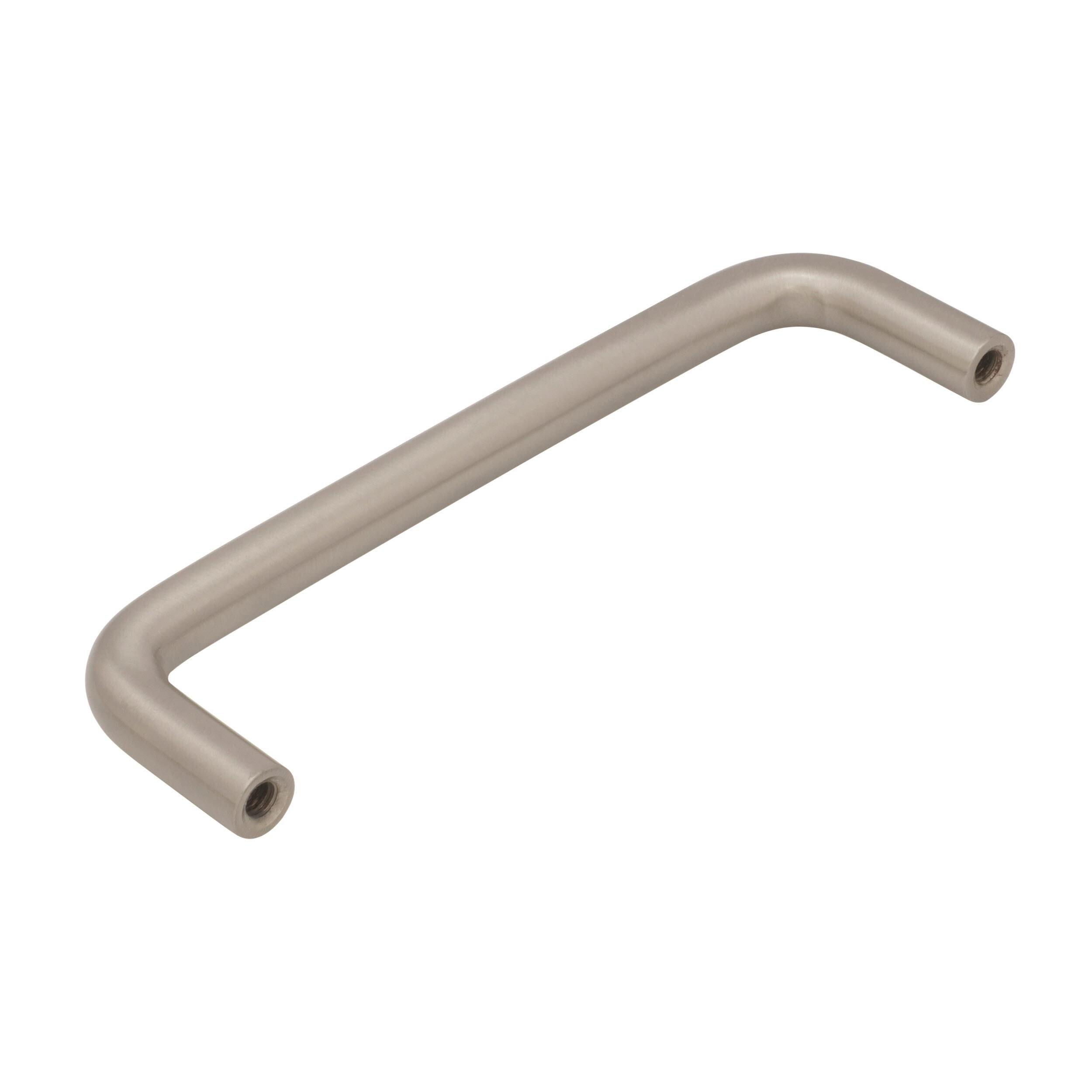 Amerock Satin Nickel 4 in. Center-to-Center Drawer Pull 