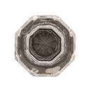 Amerock Clear 1-5/16 in (33 mm) Diameter Clear/Polished Nickel Cabinet Knob 