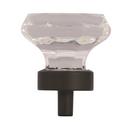 Amerock Clear 1-5/16 in (33 mm) Diameter Clear/Polished Nickel Cabinet Knob 