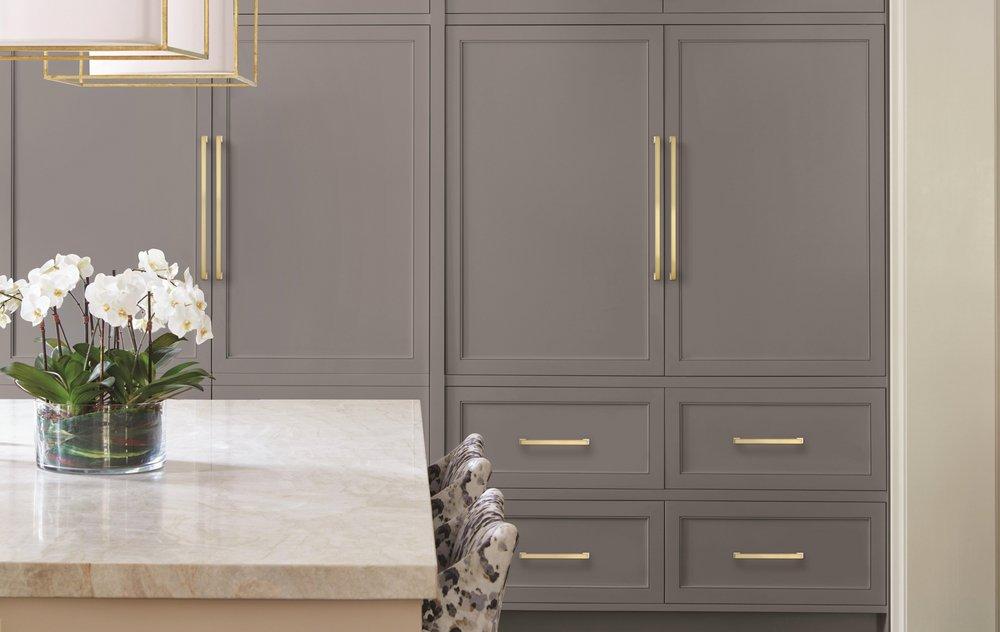 Amerock Golden Champagne 18 in. Center-to-Center Appliance Pull 