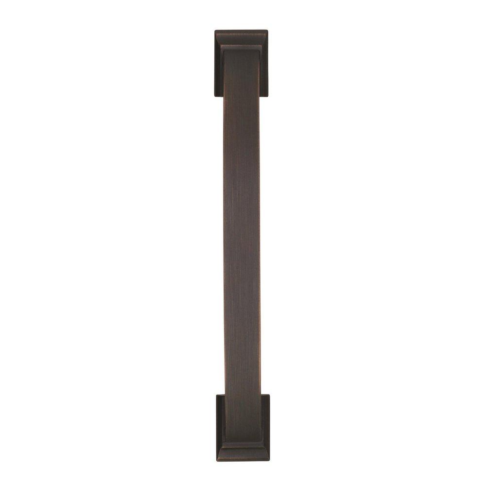 Amerock Oil Rubbed Bronze Candler 5-1/16 in (128 mm) Center-to-Center Oil-Rubbed Bronze Cabinet Pull 