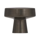 Amerock Gunmetal Blackrock 1-5/16 in (33 mm) Diameter Gunmetal Cabinet Knob 
