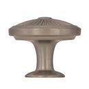 Crawford 1-3/8 in (35 mm) Diameter Satin Nickel Cabinet Knob 