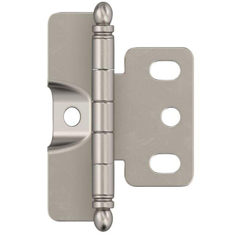 Amerock Satin Nickel 1-1/8 in. Hinge 